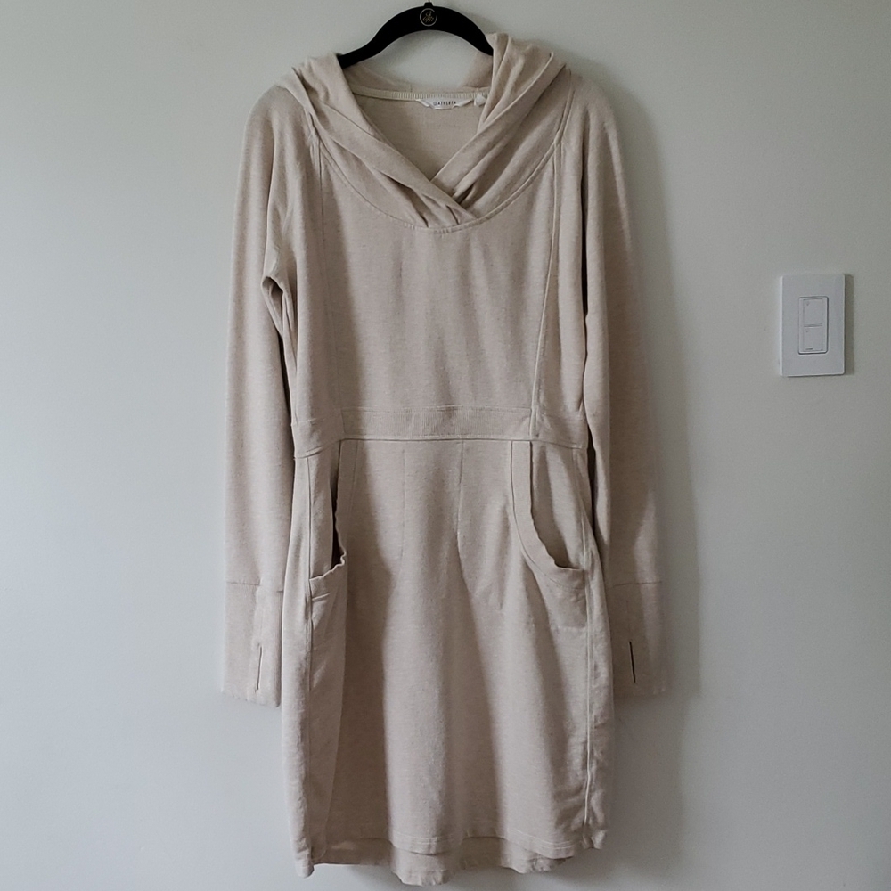Athleta Women's Ling Sleeve Hooded Sweater Dress